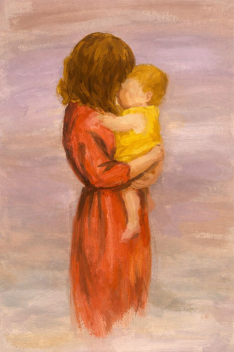 Mother tenderly holding her child — psychology-backed parenting guide for calm, confident connection